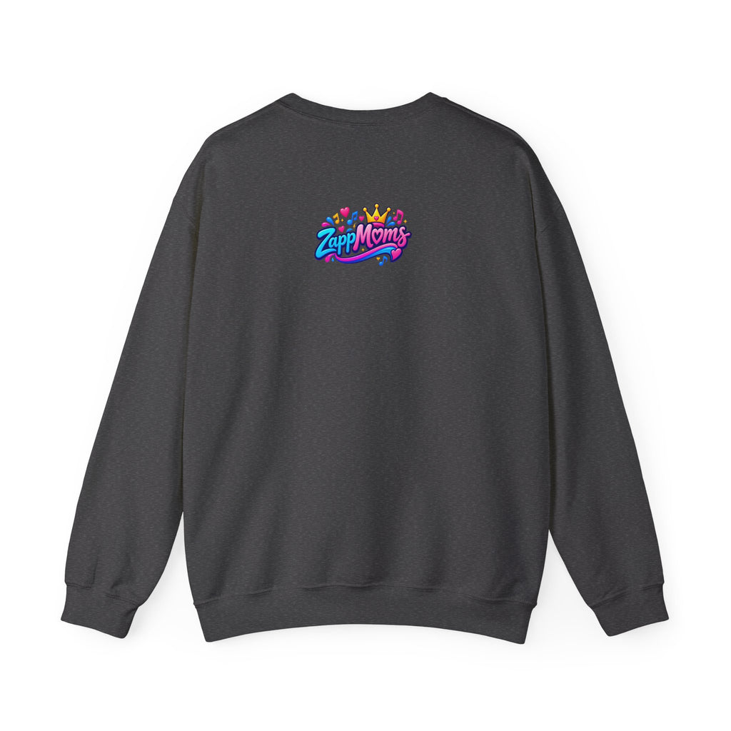 ZappMoms Heart Mom and Child Crewneck Sweatshirt