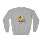 Zazzy Zapp "I Am Happy" — Youth Crewneck Sweatshirt