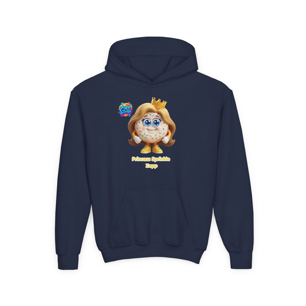 Princess Sprinkles Zapp Character Cozy Youth Hoodie