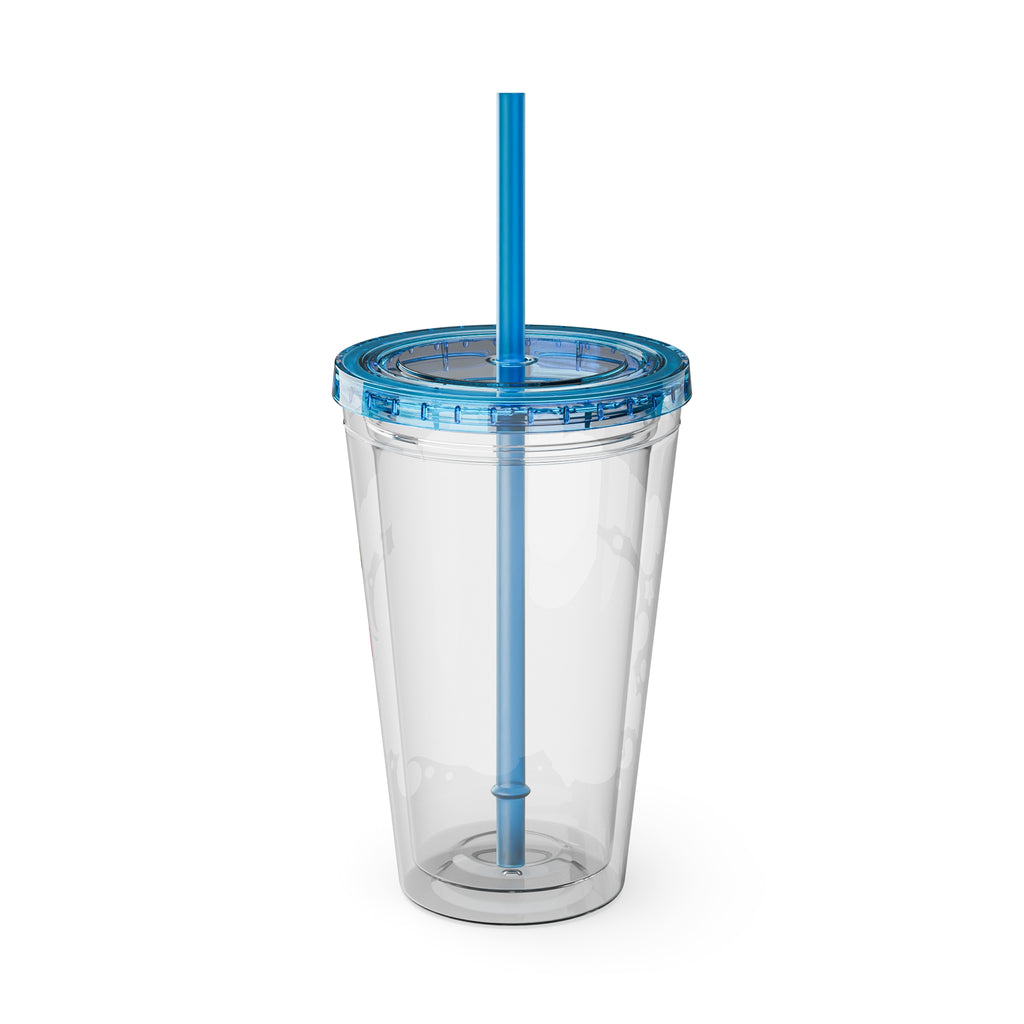 Zapp Songs Kids Tumbler with Straw — 16oz Colorful Music Logo Cup