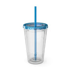 Zapp Songs Kids Tumbler with Straw — 16oz Colorful Music Logo Cup