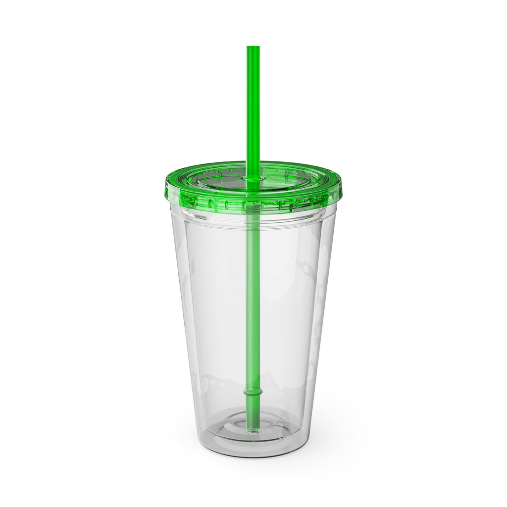 Zapp Songs Kids Tumbler with Straw — 16oz Colorful Music Logo Cup