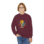 Zazzy Zapp "I Am Happy" — Youth Crewneck Sweatshirt