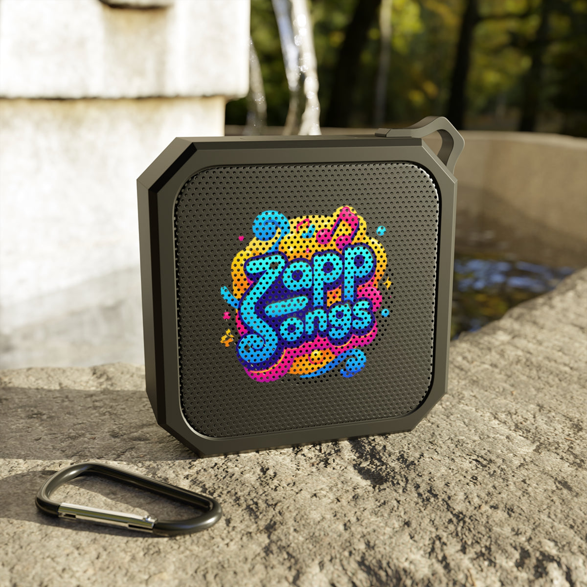 Outdoor Bluetooth Speaker — 'Zapp Songs' Colorful Rugged Portable Speaker