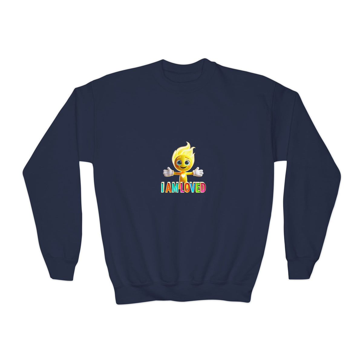 Tippy Zapp 'I Am Loved' — Youth Crewneck Sweatshirt