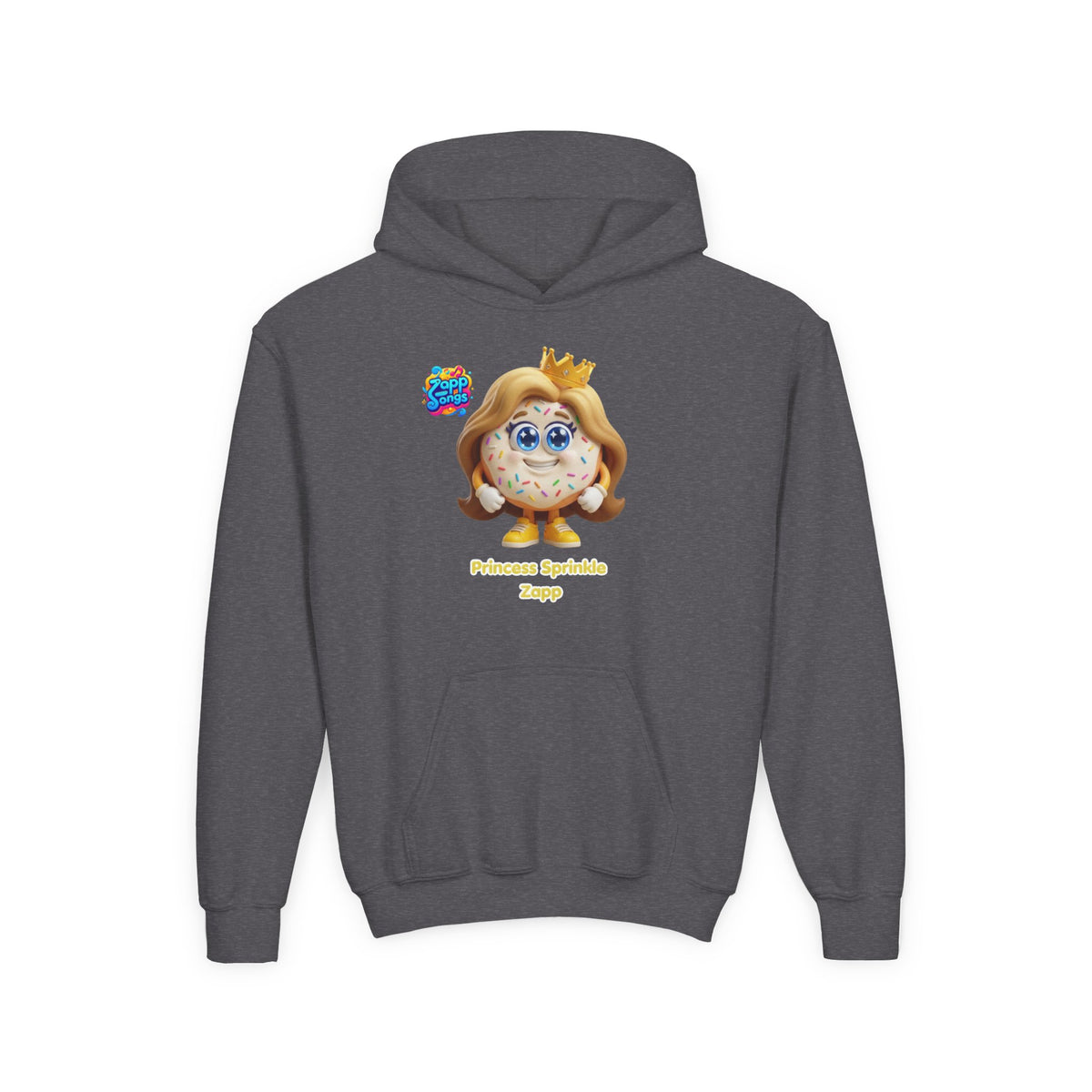 Princess Sprinkles Zapp Character Cozy Youth Hoodie